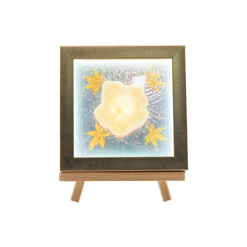 Vand krusning rav ahorn blad simulation kunst lampe - Maple Shadow Lamp