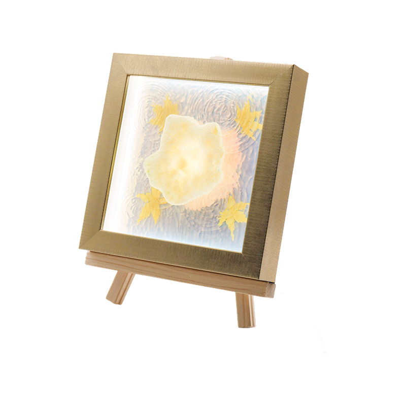Vand krusning rav ahorn blad simulation kunst lampe - Maple Shadow Lamp