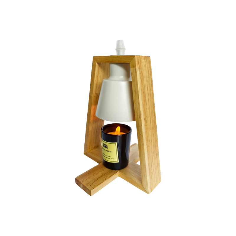 Minimalistisk trælysvarmerlampe - Warm Isle
